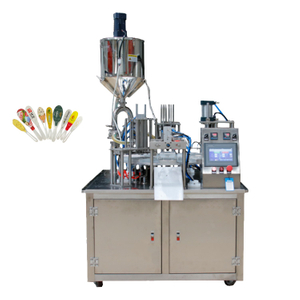 High Accuracy Automatic Rotary Double Head Plastic Honey Spoon Sealing Filling Machine