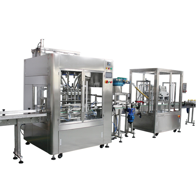 High-speed Automated Filling And Capping Production Line with Precision