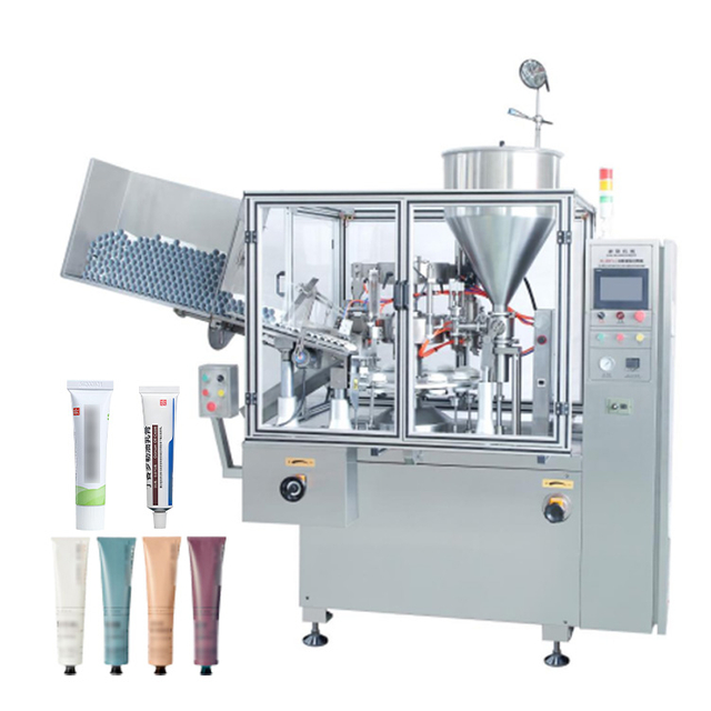 Auto Cream Toothpaste Paste Filling Sealing Machine for Soft Plastic Aluminum Tube